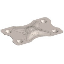 Platine pour 4 bascules CONEKT