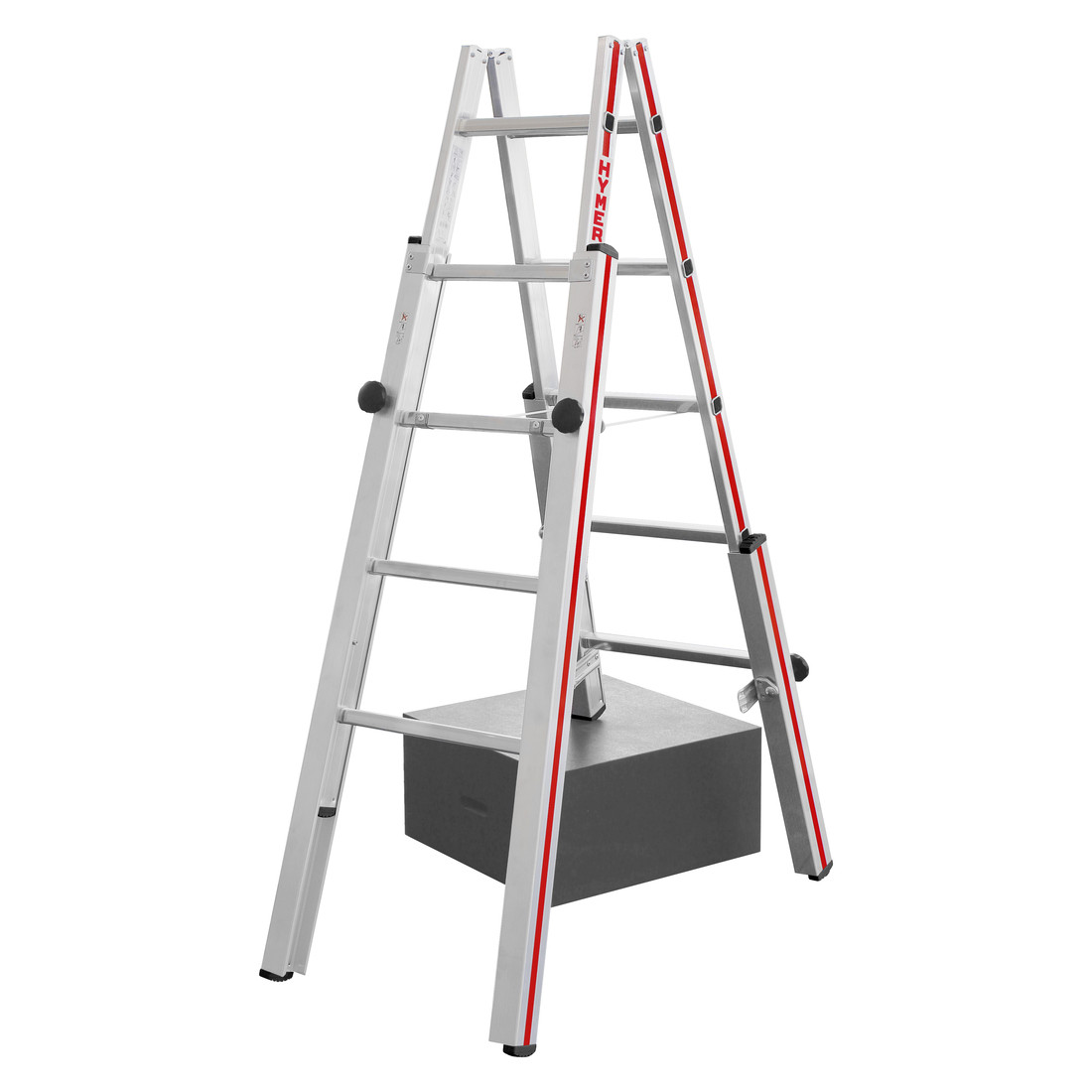 Echelle double pour escaliers