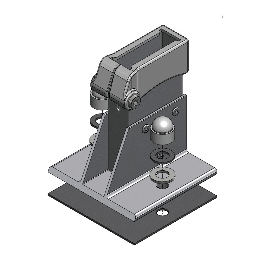 Kit étanchéité pour garde-corps FASTGUARD fixation à plat