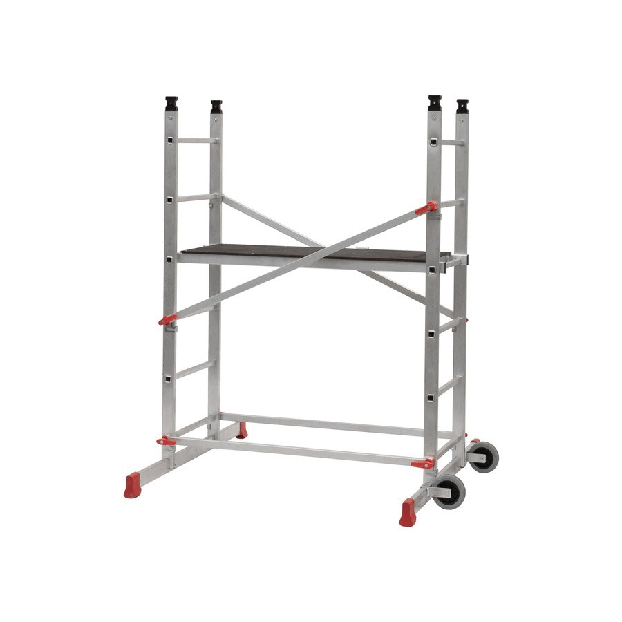 Échafaudage roulant aluminium Dynamic - Pack A - Hauteur de travail 2,77 m