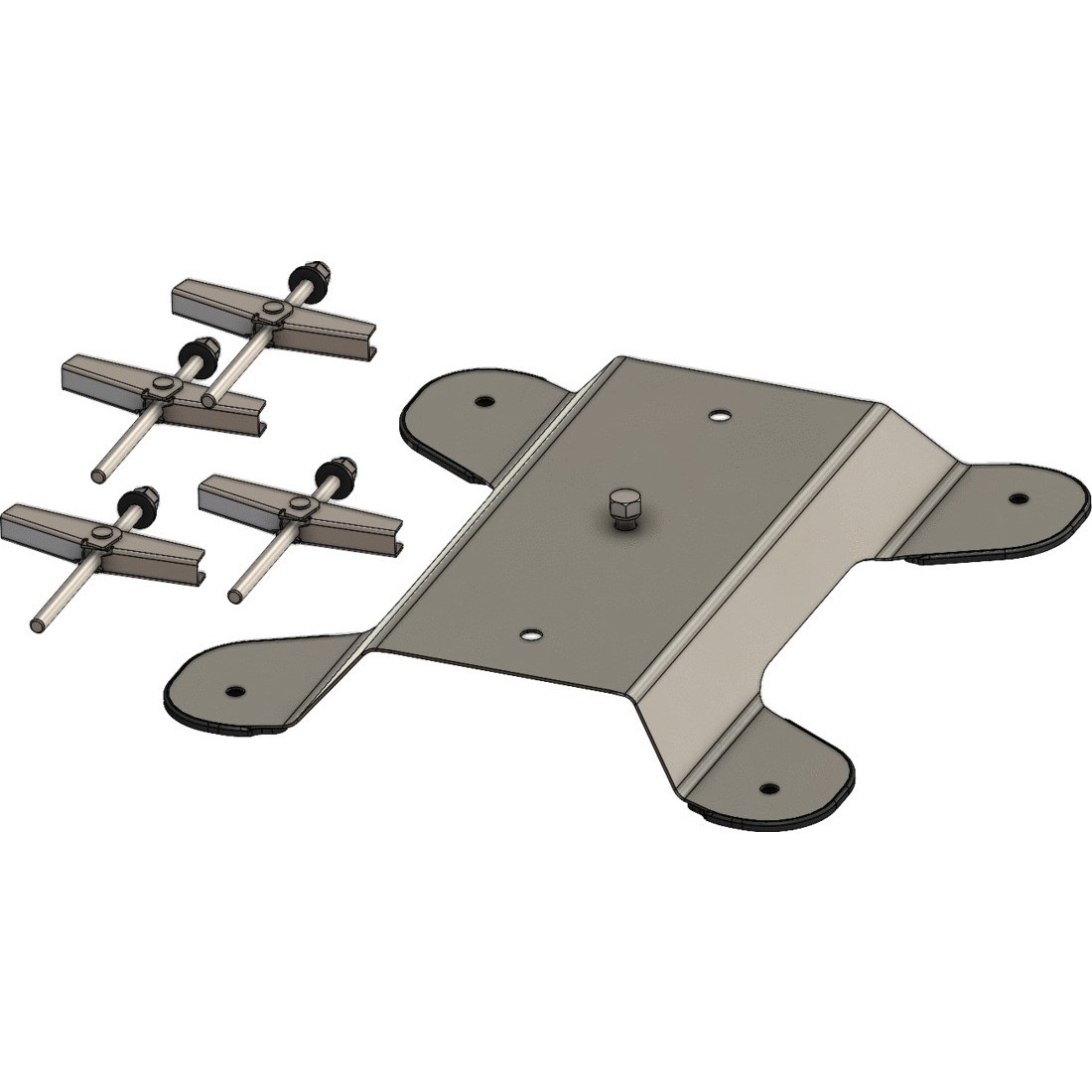 Ligne de vie à câble manuelle sur volige zinc manuelle CONEKT ESSENTIAL